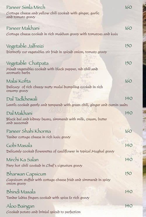 Menu at The Rock, Chennai, No:31/2