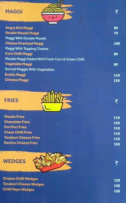 Cafe Yolo menu