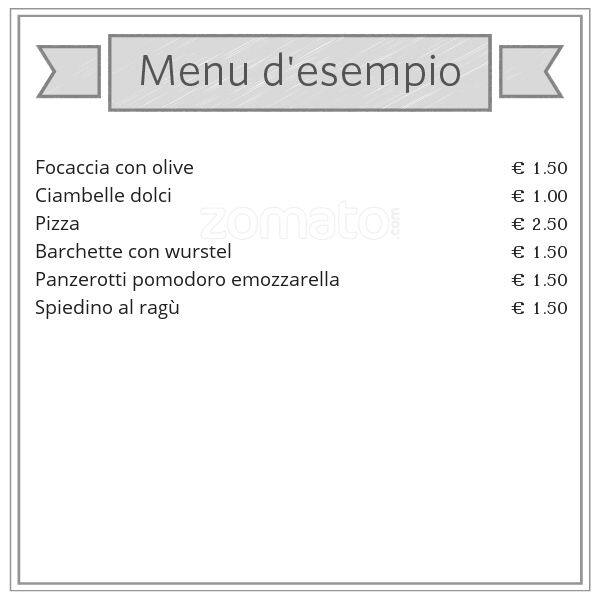 Menu di Al Solito Posto 