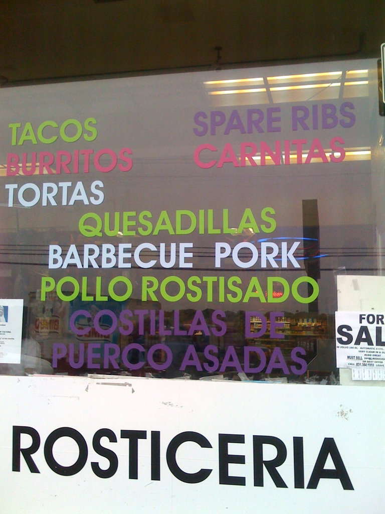 El Rancho Market меню