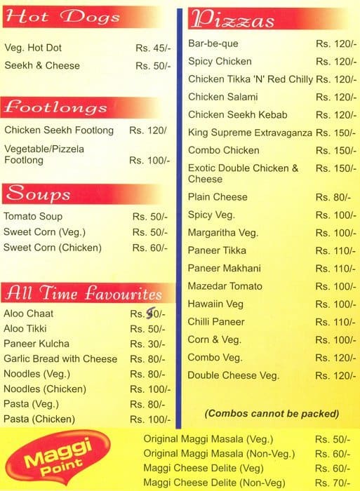 Muffins Menu, Menu for Muffins, Janakpuri, New Delhi Zomato