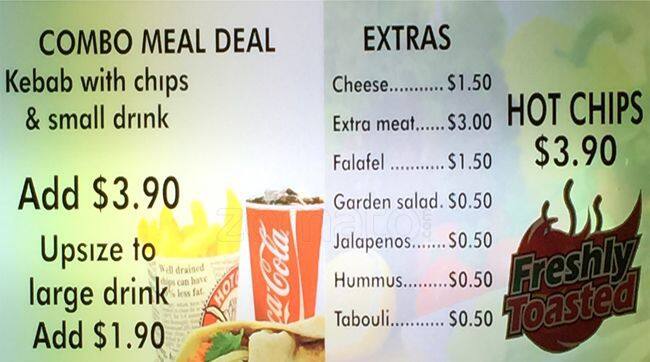 Shalimar Kebabs Menu, Menu for Shalimar Kebabs, Lower Hutt Central ...