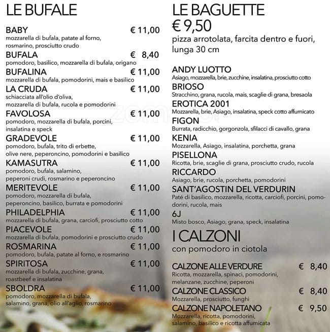 Menu di Birreria Spiller Milano 
