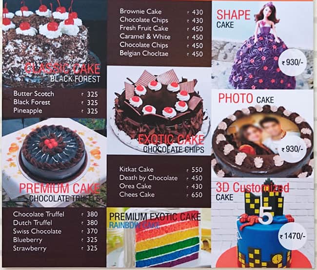 Cake Palace, Golambar order online - Zomato