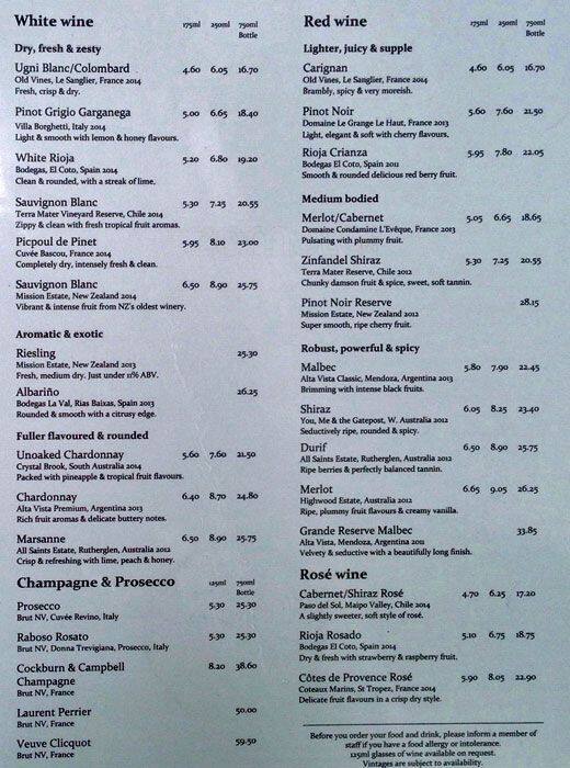 The Queens Menu, Menu for The Queens, Primrose Hill, London Zomato UK