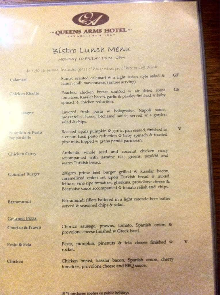 Queens Hotel Breakfast Menu at Roland Tuck blog