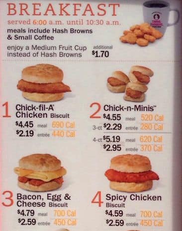 chick fil a pdf menu