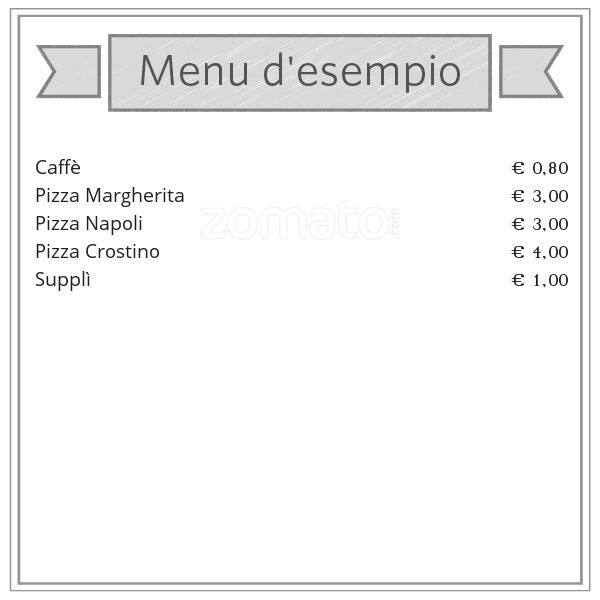 Menu di Pizza Pazza 