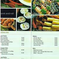 Wok around menu Wok around menu