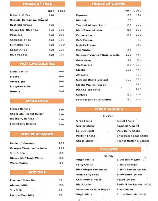 Menu of Gazebo The Sushi Company, Malviya Nagar, Jaipur