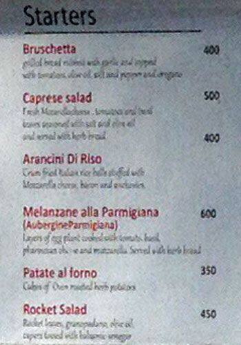 Carta de Giovanni's