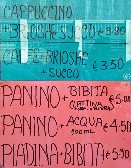 Menu di Coffe House 