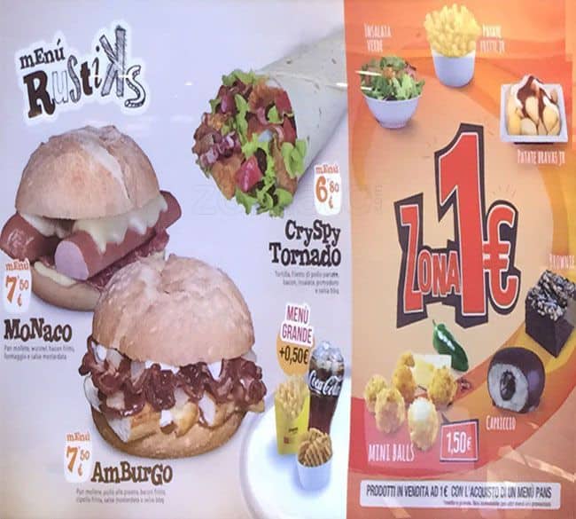 Menu di Pans 