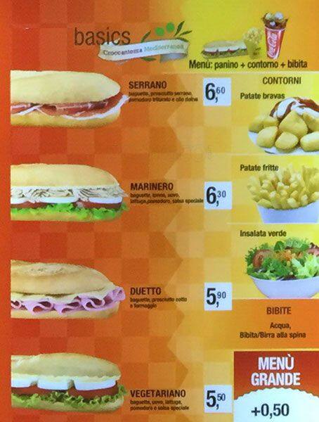 Menu di Pans 
