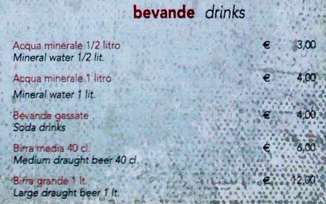 Menu di La Torre 