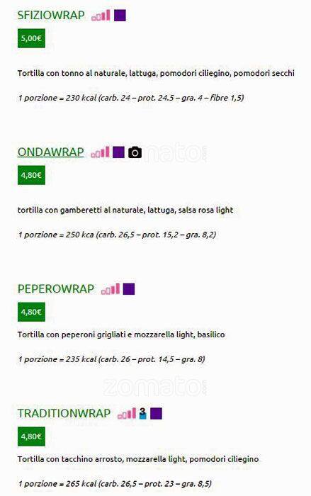 Menu di Zero fastfood 