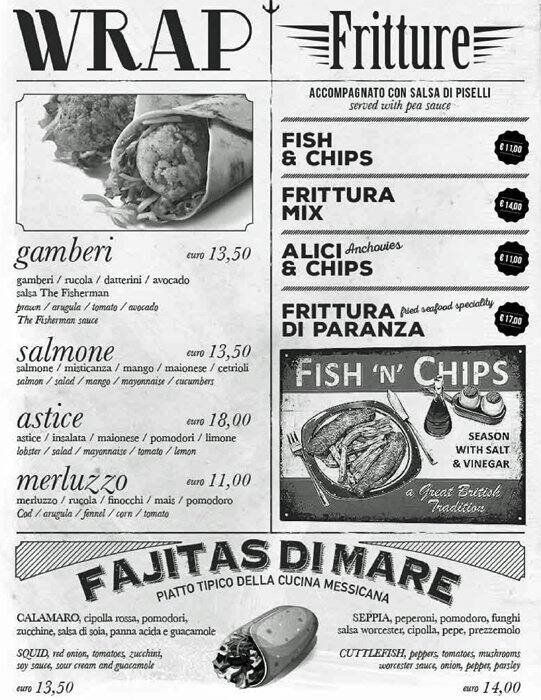 Menu di The Fisherman Burger 