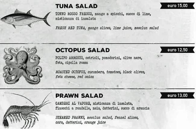 Menu di The Fisherman Burger 