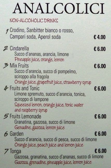 Menu di Pandino 