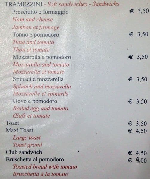 Menu di Polese 