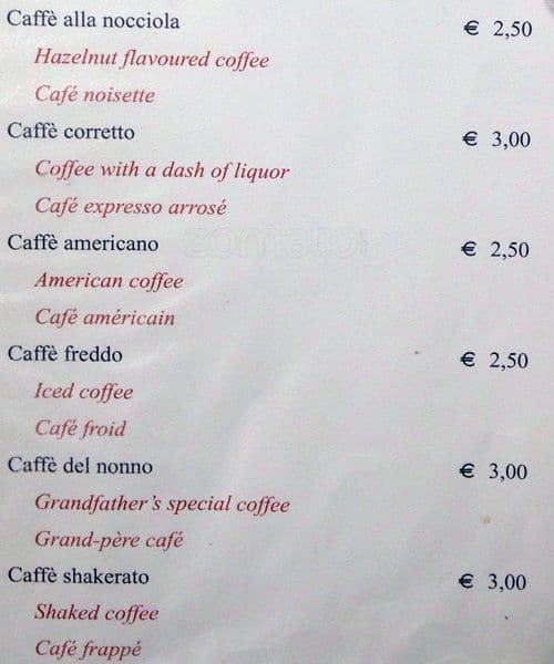 Menu di Polese 