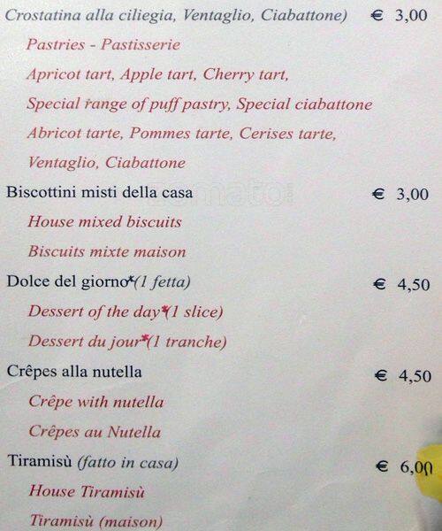 Menu di Polese 