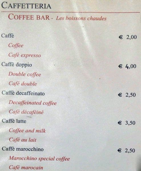 Menu di Polese 