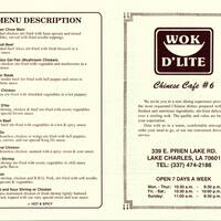 Wok D Lite Menu Menu For Wok D Lite Lake Charles Lake Charles