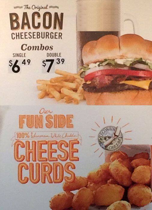 A&W Restaurant menu