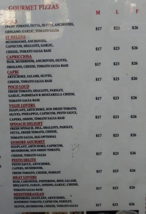 Torinos Pizza Restaurant, Enmore, Sydney - Urbanspoon/Zomato