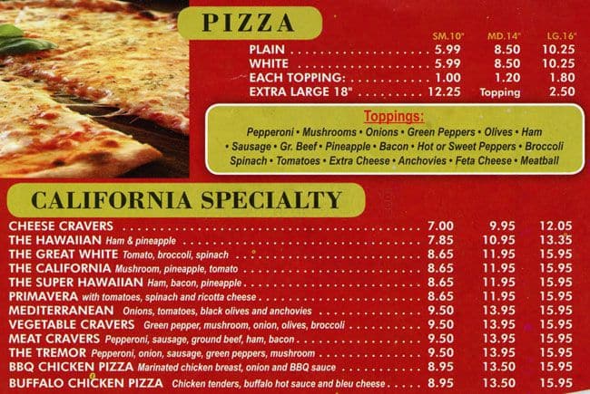 California Pizza Menu Menu For California Pizza University City   93864c44a8a7530928dd4e17df630607 