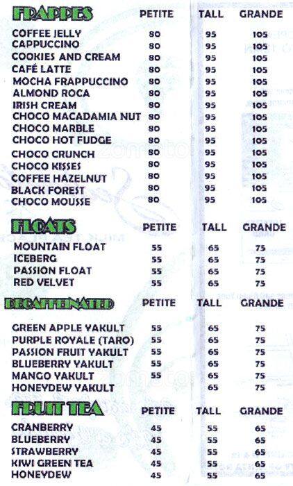 Sediento Milk Tea Place Menu, Menu for Sediento Milk Tea Place, Malusak