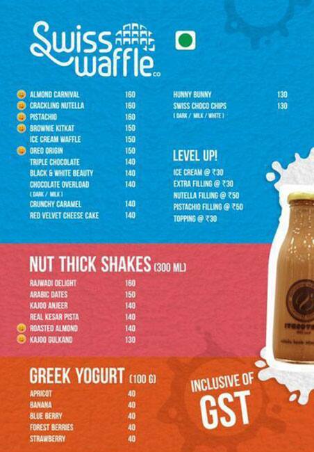 Santushti Shakes & More menu
