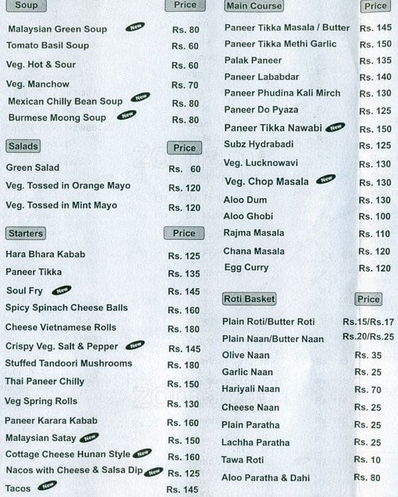 Menu at Good Food, Ahmedabad, S/1-2