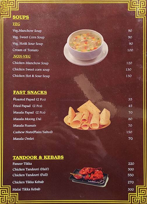 Hungry Hatz Restaurant menu