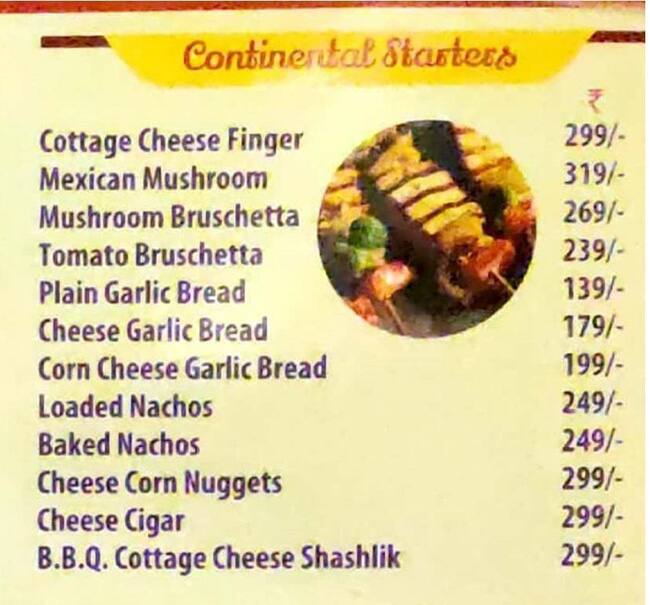 Menu at The Green Spice Multicuisine Restaurant & Cafe, Surat