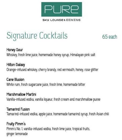 Menu At Pure Sky Lounge Dining Pub Bar Dubai menu-at-pure-sky-lounge-dining-pub-bar-dubai