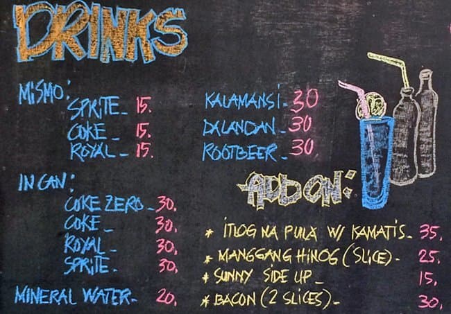 Menu at Lunch Box restaurant, Makati, 1012 Metropolitan Ave