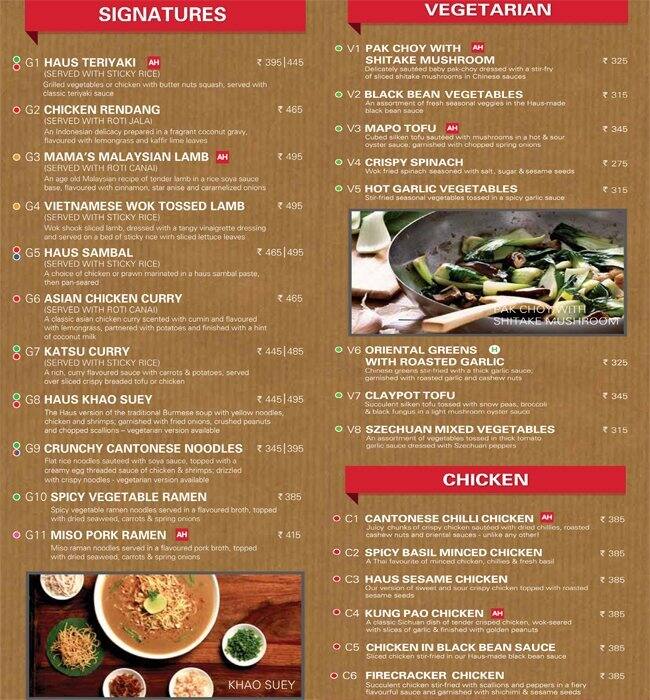 Asian Haus Saket New Delhi Zomato