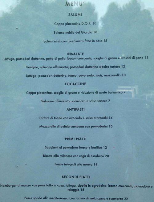 Menu di Persè 