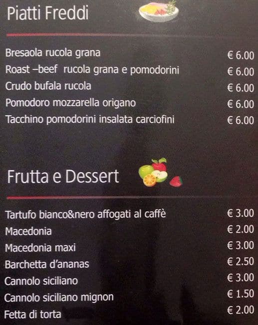 Menu di Much More Caffè 