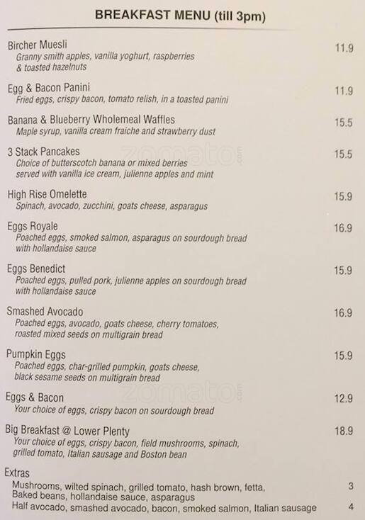 Vorea Lower Plenty Menu, Menu for Vorea Lower Plenty, Viewbank, Melbourne Urbanspoon/Zomato