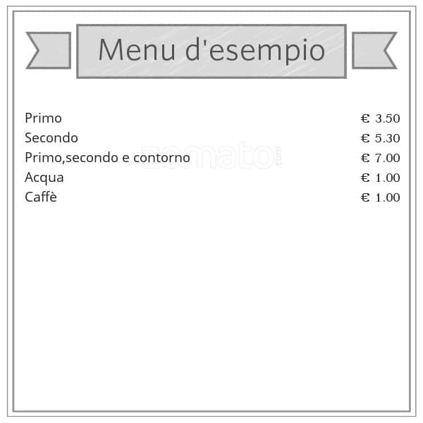 Menu di Bar Conca D'oro 