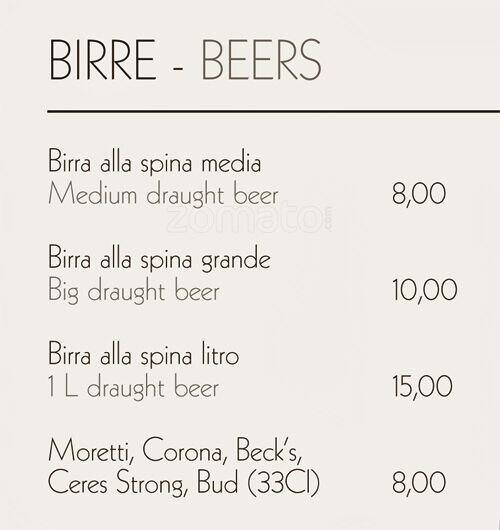 Menu di Granaio 