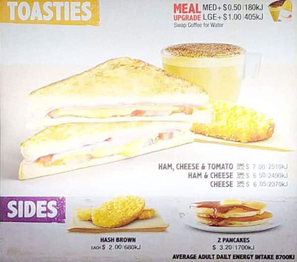 Menu at Hungry Jack's restaurant, Melton West, Coburns Central