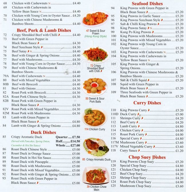 Menu at Great Wall Chinese Takeaway fast food, Enfield, 87 Lancaster Rd