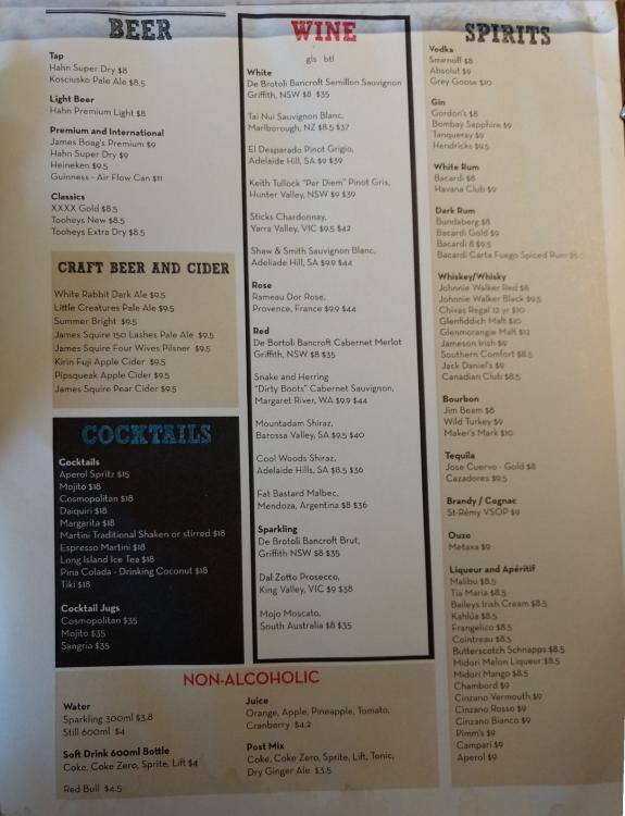 iBar Hotel ibis Darling Harbour Menu Urbanspoon/Zomato