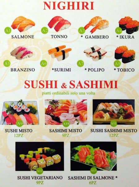 Menu di Dragon 