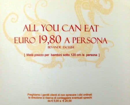 Menu di Dragon 