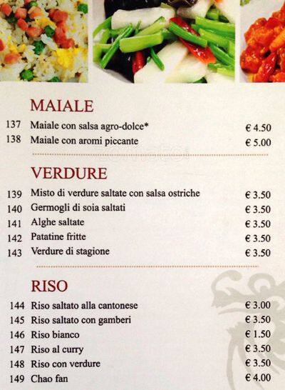 Menu di Dragon 